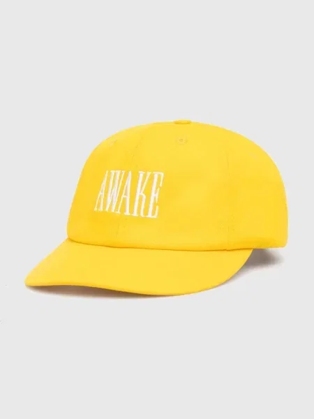 Awake NY baseballová čepice Logo Hat žlutá