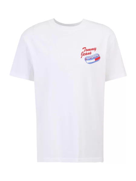Majica Tommy Jeans bela