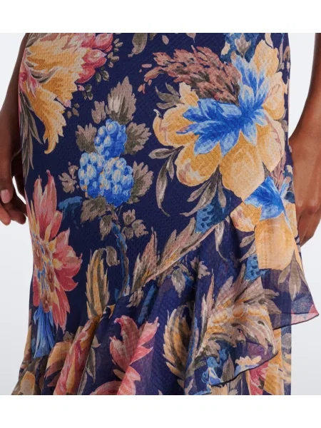 Rochie Etro cu model floral cu volane