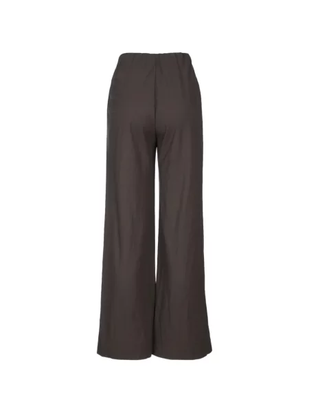 Pantaloni Harris Wharf London evazate maro
