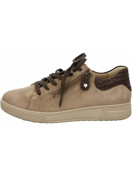 Sneakersy Hartjes skórzane brązowe