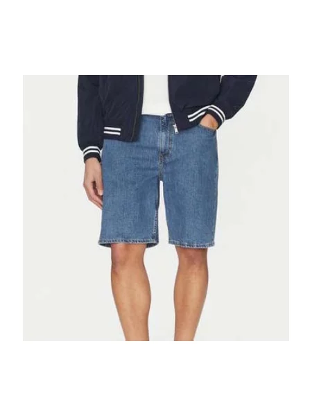 Pantaloni Guess albastru