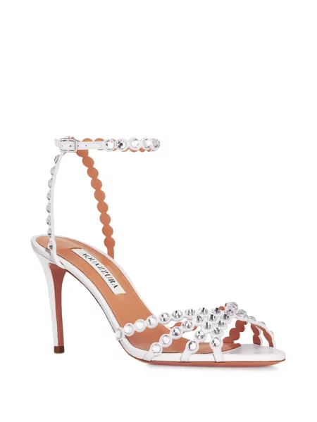 Sandale Aquazzura alb