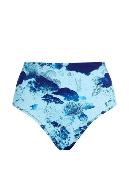 Bikini Vilebrequin cu talie înaltă albastru