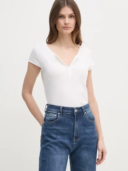 MOS MOSH Tricou Troy' alb