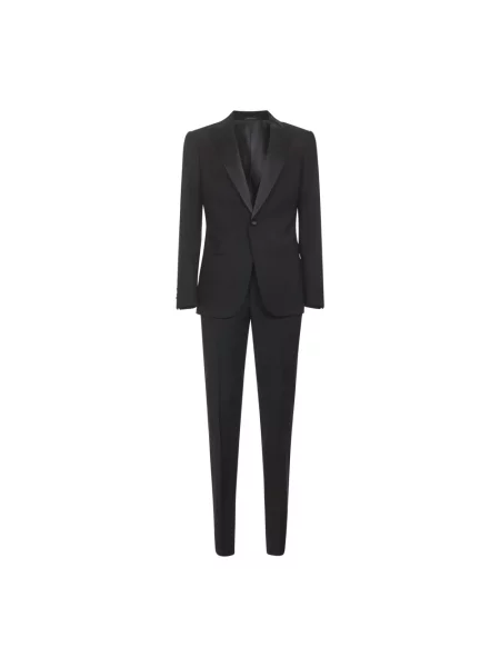 Garnitur Giorgio Armani wełniany czarny