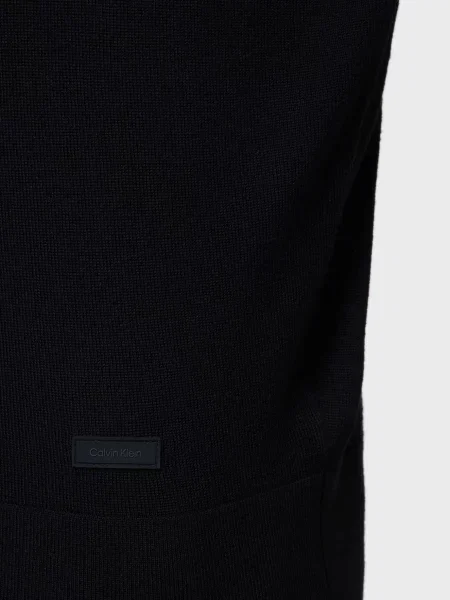 Шерстяная водолазка Calvin Klein черная