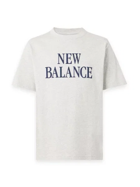 New balance Tričko tmavě modrá / melír šedý