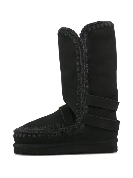 Botine Mou cu cataramă negru