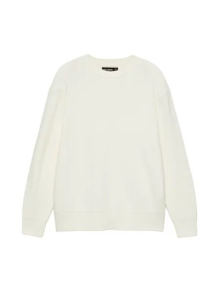Pull&Bear Pulover alb
