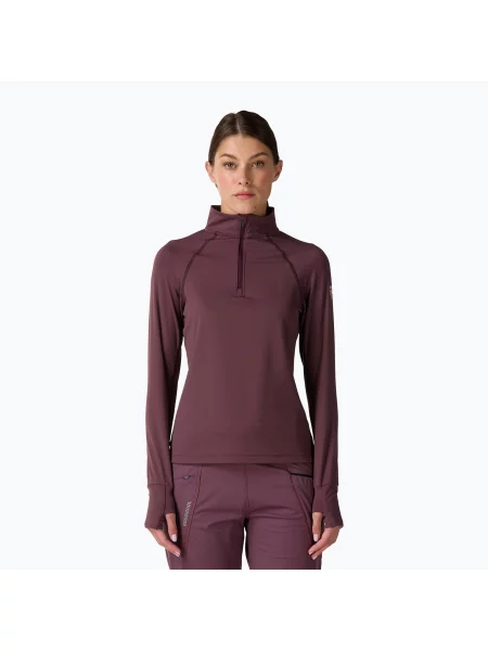 Bluză termoactivă pentru femei Rossignol Half Zip First Layer huckleberry
