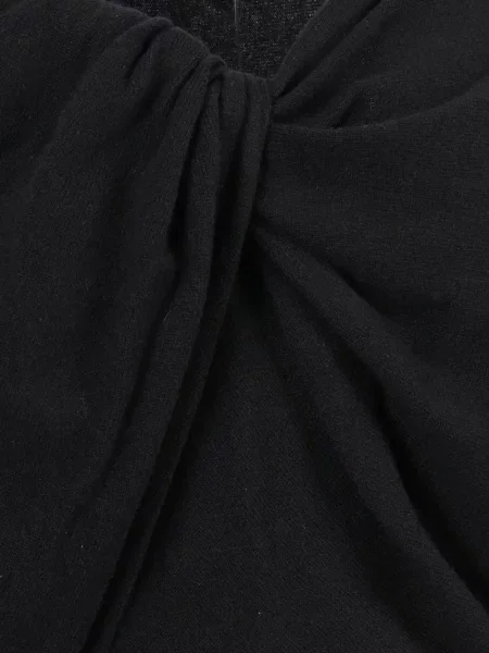 Top Alberta Ferretti drapat negru
