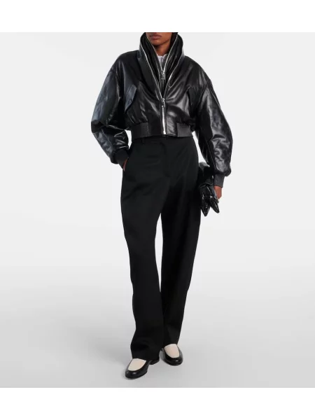 Pantaloni Givenchy de lână negru