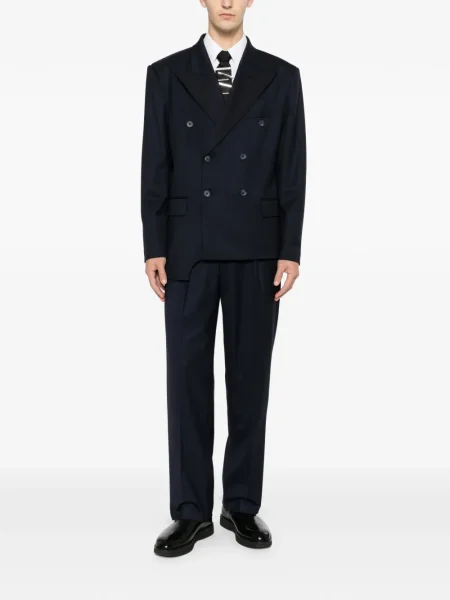 Pantaloni Medeea plisate albastru