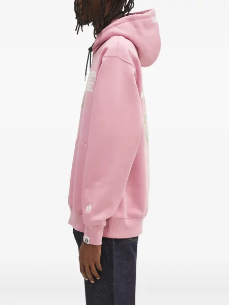 Hanorac cu glugă Aape By A Bathing Ape roz