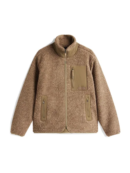 TOMMY HILFIGER Jachetă fleece bej închis maro