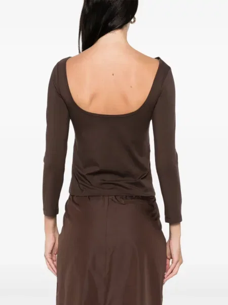 Tricou St. Agni lung maro
