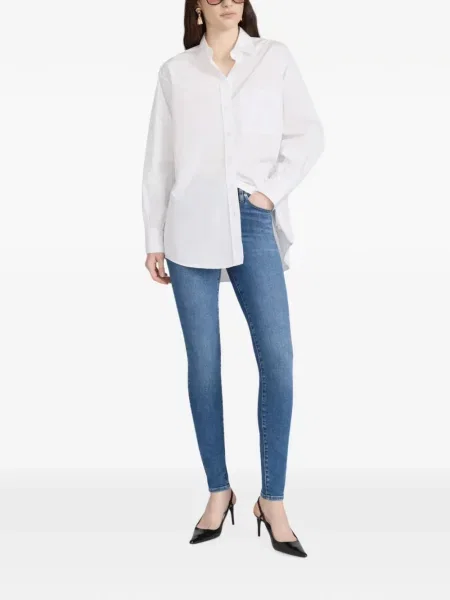 Κοκαλιάρης skinny τζιν Frame μπλε