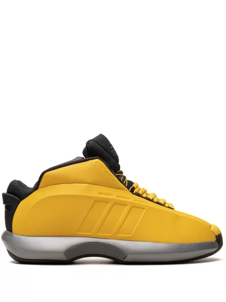 Sneakerși Adidas cu șireturi din dantelă galben