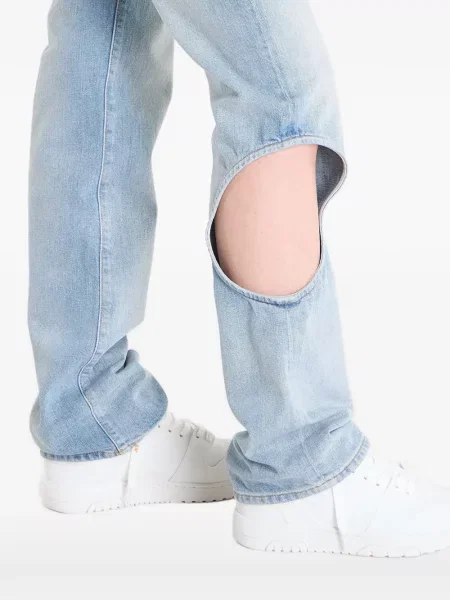 Blugi drepți Off-white alb