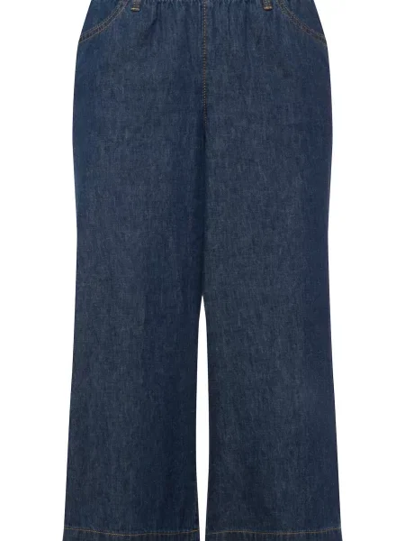 Ulla Popken Pantaloni denim albastru