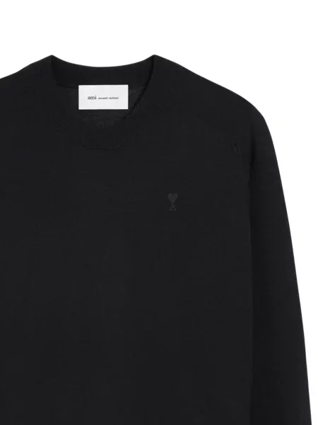 Pulover Ami Paris cu autograf negru