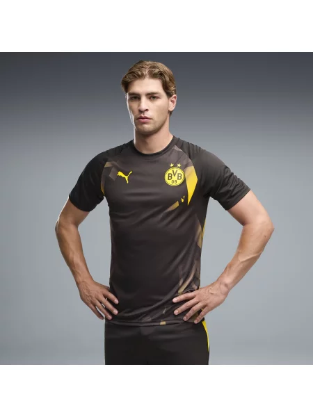 PUMA koszulka rozgrzewkowa Borussia Dortmund Akcesoria S czarny