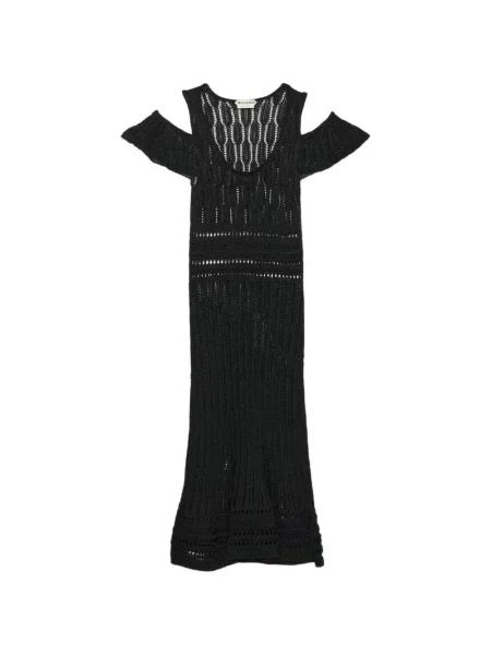 Rochie midi Jw Anderson tricotate până la genunchi de costum negru