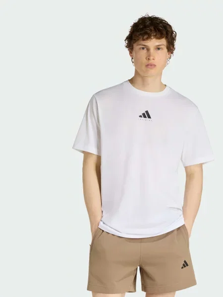 Спортивна футболка adidas Clima комбінований верх білий
