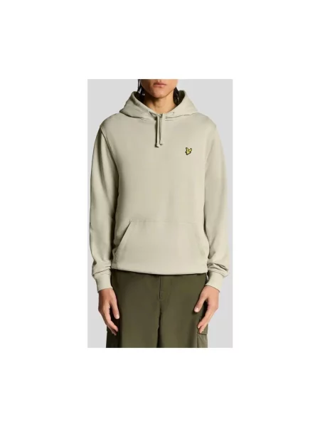 Bluza z kapturem Lyle & Scott z kapturem beżowa