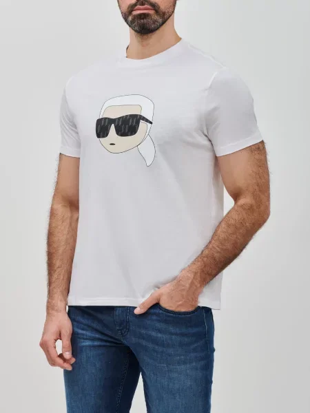Футболка Karl Lagerfeld белая