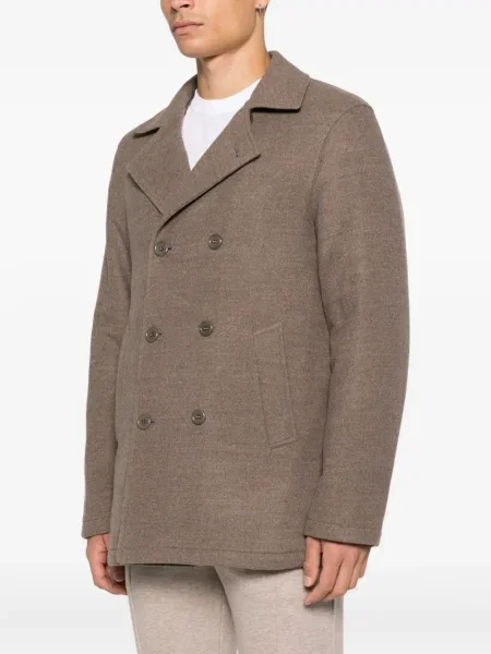 Palton Doriani Cashmere din cașmir maro