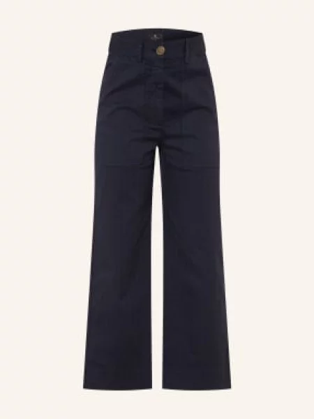 Etro Spodnie blau granatowe