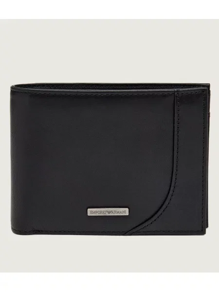 Emporio Armani De piele portofel negru
