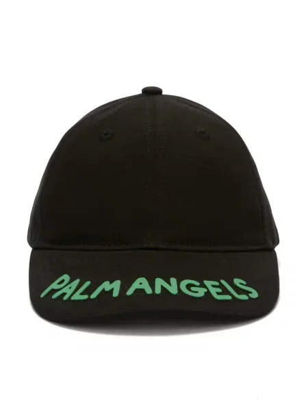 Czapka z daszkiem dziecięca Palm Angels czarna