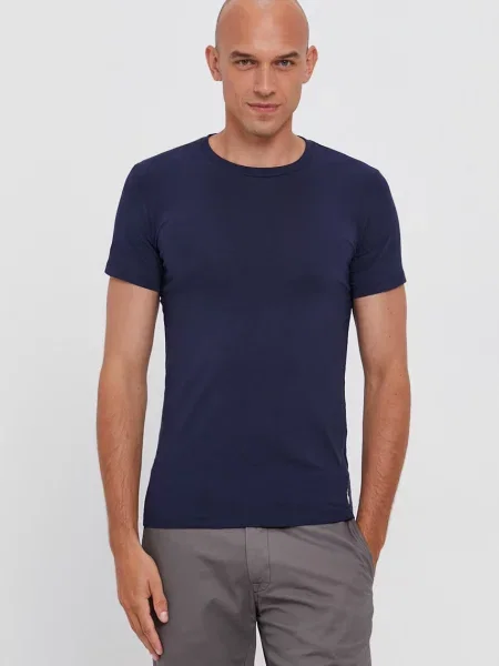 Polo Ralph Lauren tricou bărbați bleumarin uni