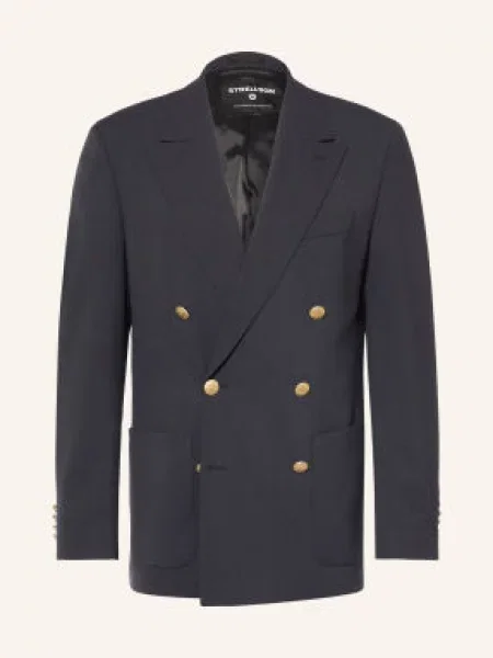 Strellson Marynarka Ashton Slim Fit blau granatowa