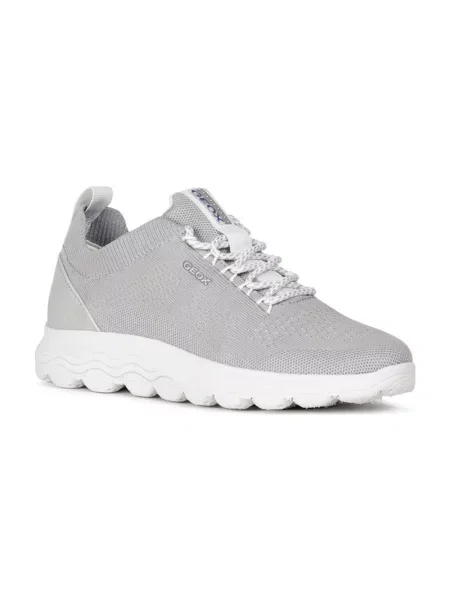 Geox Buty Kobieta 37 EU Skóra Sneakersy Spherica szary