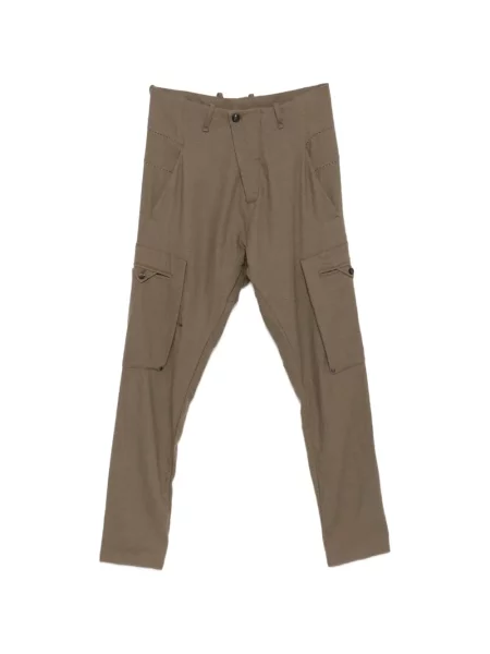 Pantaloni cargo Masnada asimetrice verde