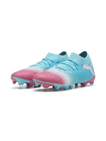 Buty piłkarskie unisex FUTURE 8 MATCH RE-CHARGE FG/AG PUMA białe