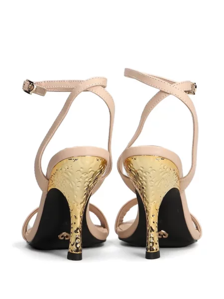 Sandale Gold & Rouge