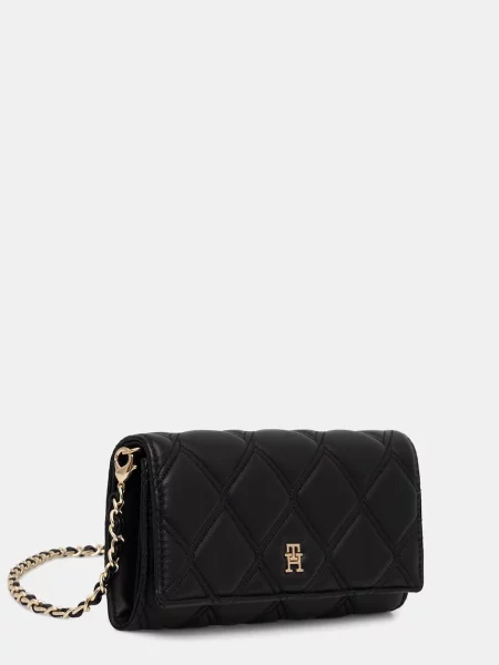 Colier Tommy Hilfiger din piele negru