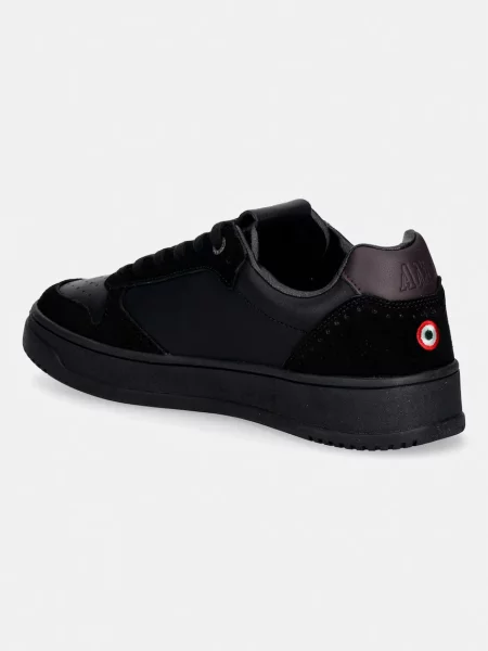 Kožené tenisky Aeronautica Militare SNEAKERS černé