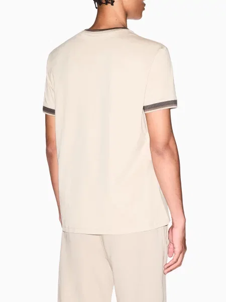 Футболка Armani Exchange бежевая