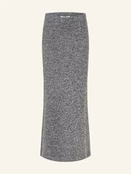 By Aylin Koenig Spódnica Z Dzianiny Bea Z Dodatkiem Alpaki grau szara