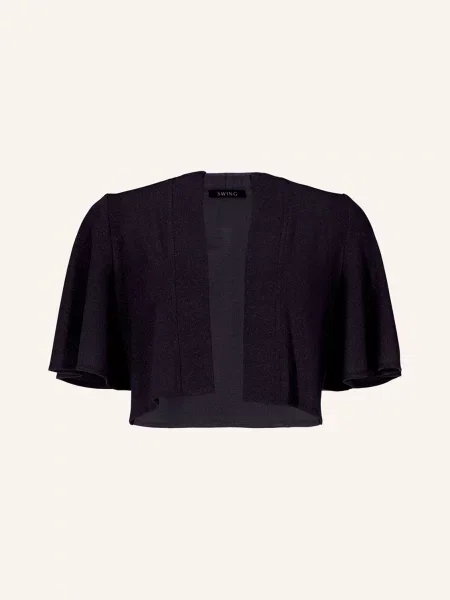 Swing Bolerko Z Błyszczącą Przędzą blau