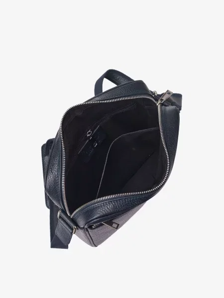 Кожаная сумка через плечо Inbag синяя