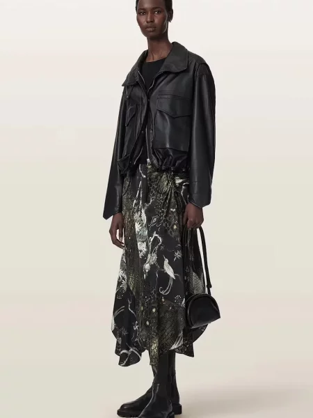 AllSaints асиметрична спідниця ARLEEN