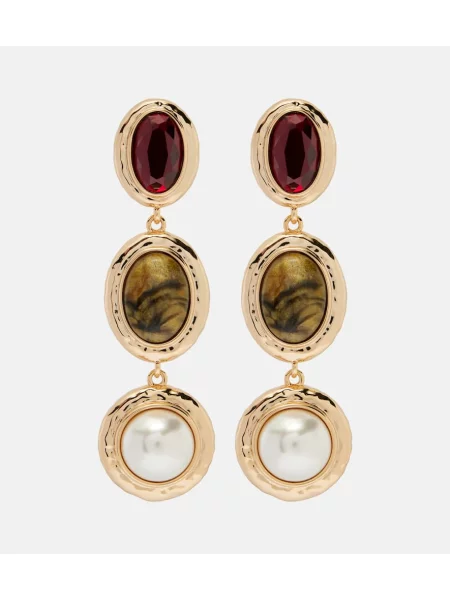 Cercei Self-portrait auriu