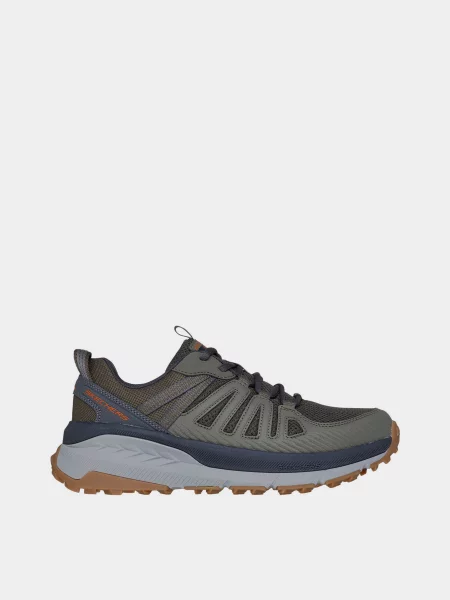 Кожаные кроссовки Skechers серые
